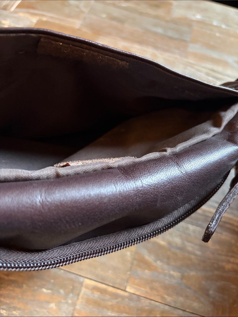 Latico Brown Leather Crossbody/Waist Bag - Picture 11 of 13